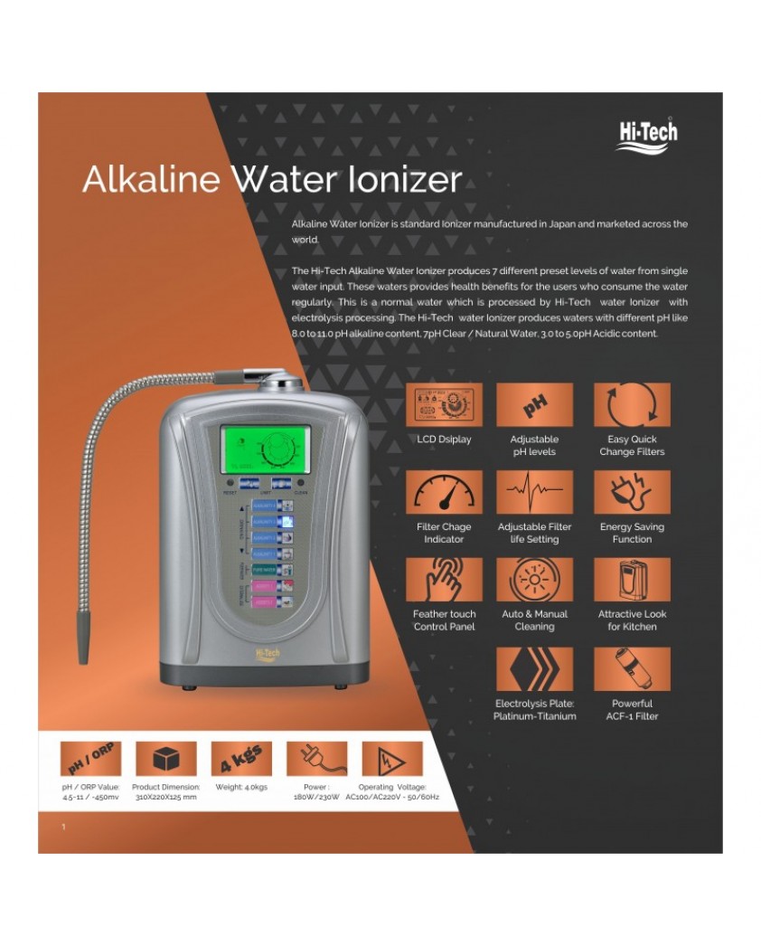 Alkaline Water Ionizer i5